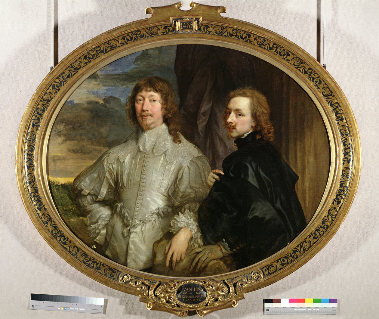 Sir Endymion Porter (1587-1649) e o Artista, c.1635 de Anthony van Dyck