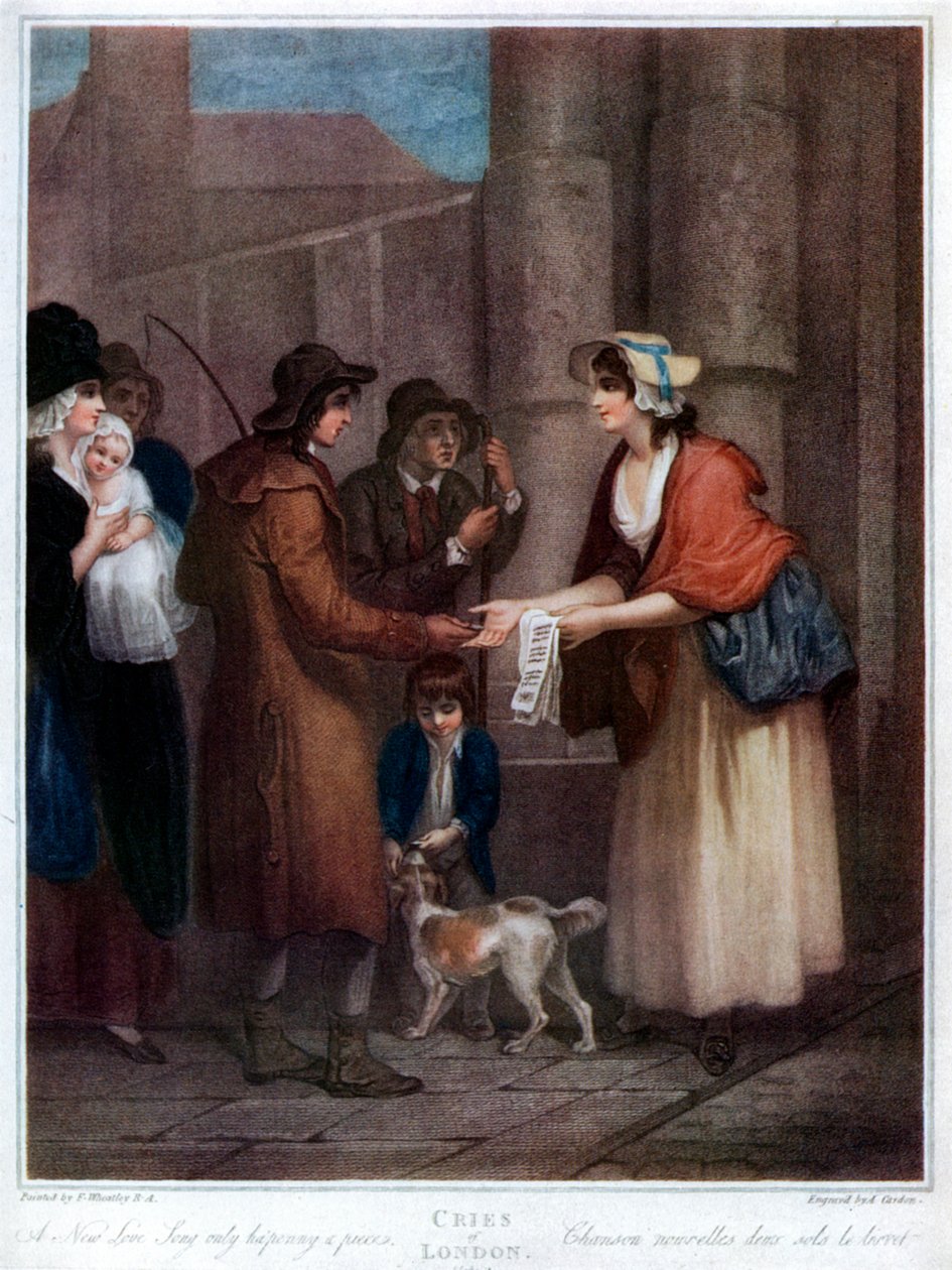 Uma nova canção de amor, apenas um pedaço, 1796, 1929 de Anthony Cardon