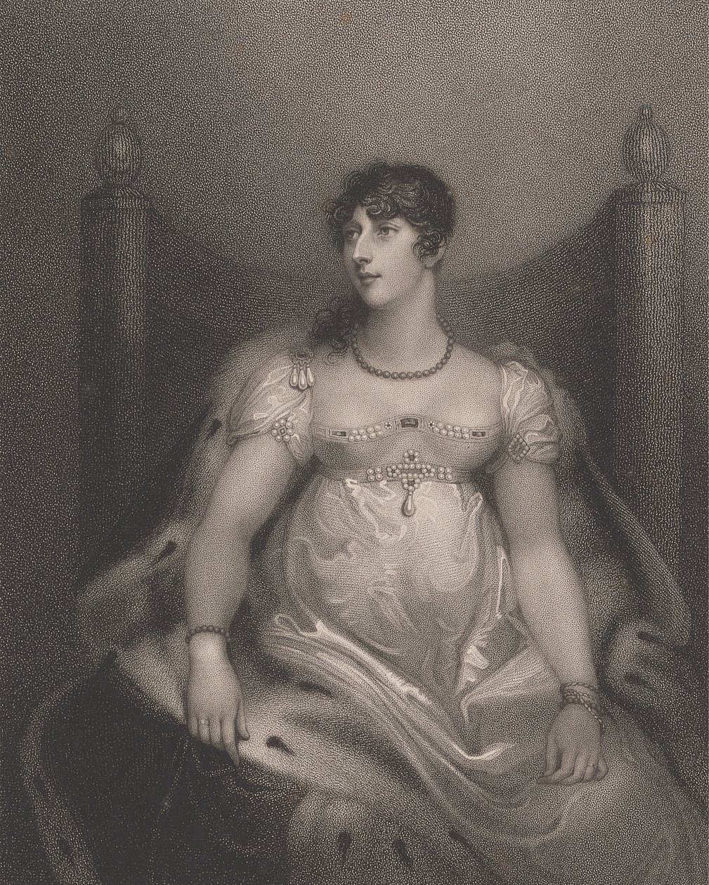 Charlotte Sophia (née Leveson-Gower), Somerset, Duquesa de Beaufort de Anthony Cardon