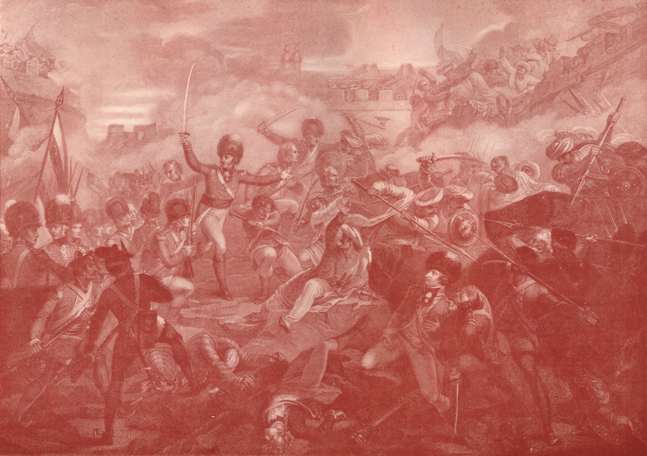 O assalto e tomada de Seringapatam, 1801 1909 de Anthony Cardon