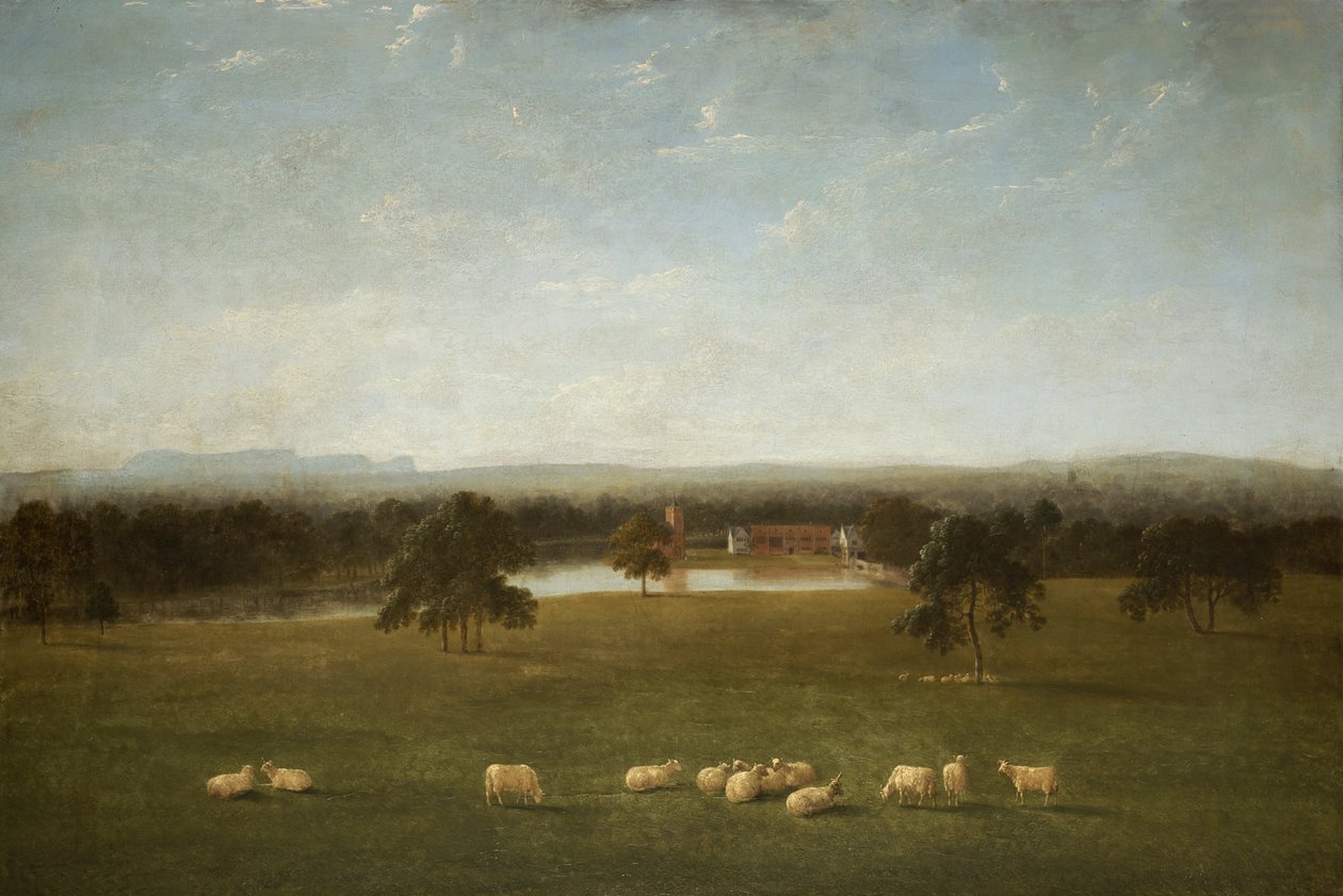 Tabley: O antigo salão do parque de Anthony Devis