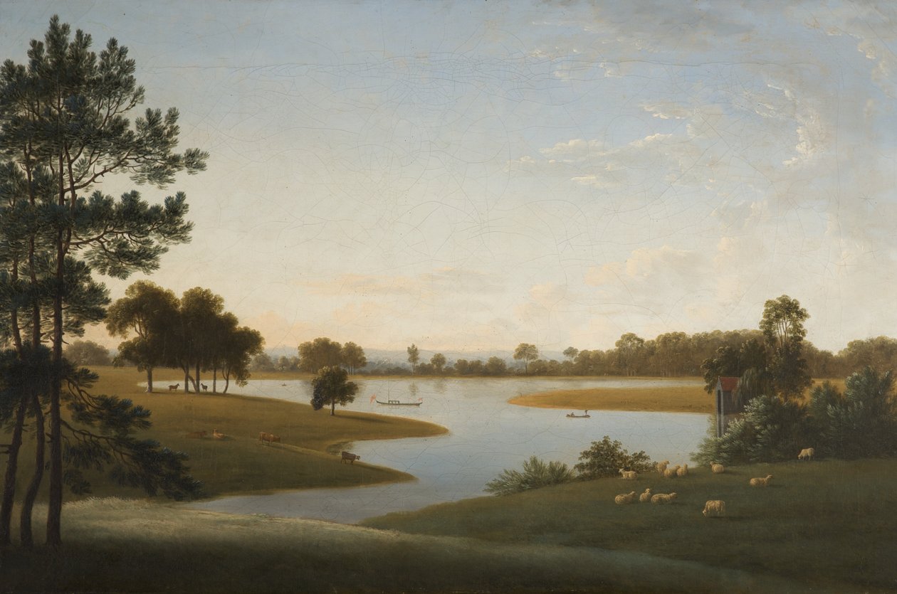 Tabley: O Parque e Mere de Anthony Devis
