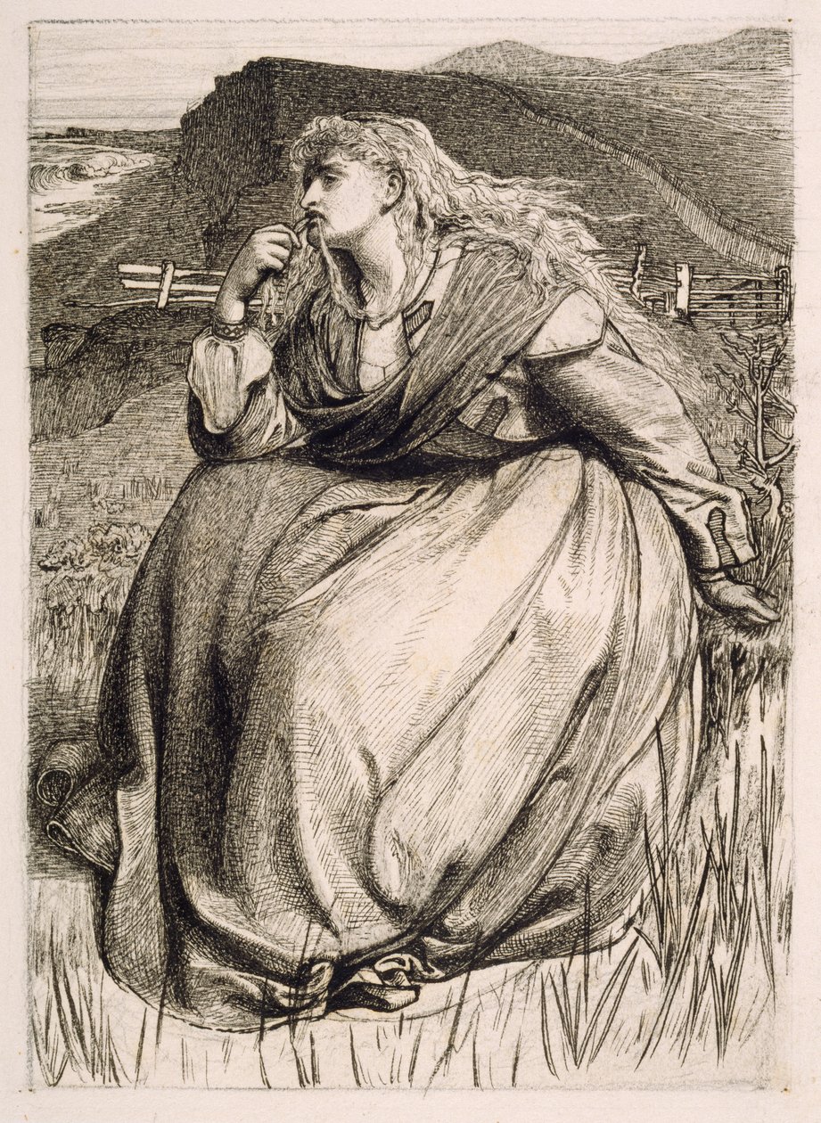 Projeto para "Se", 1866 de Anthony Frederick Augustus Sandys