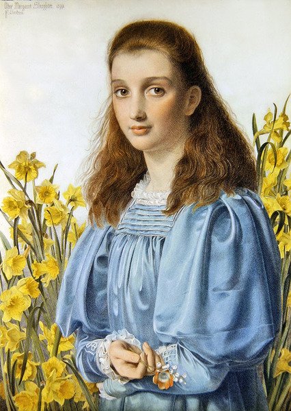 Abate de Olive Margaret Slaughter de Anthony Frederick Augustus Sandys