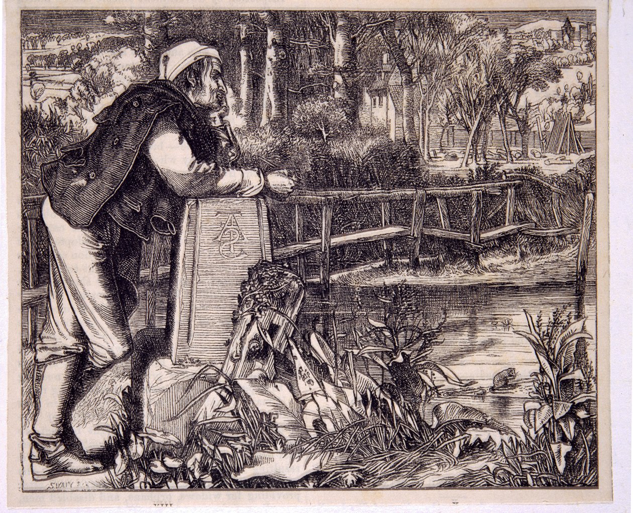O Velho Cartista de Anthony Frederick Augustus Sandys