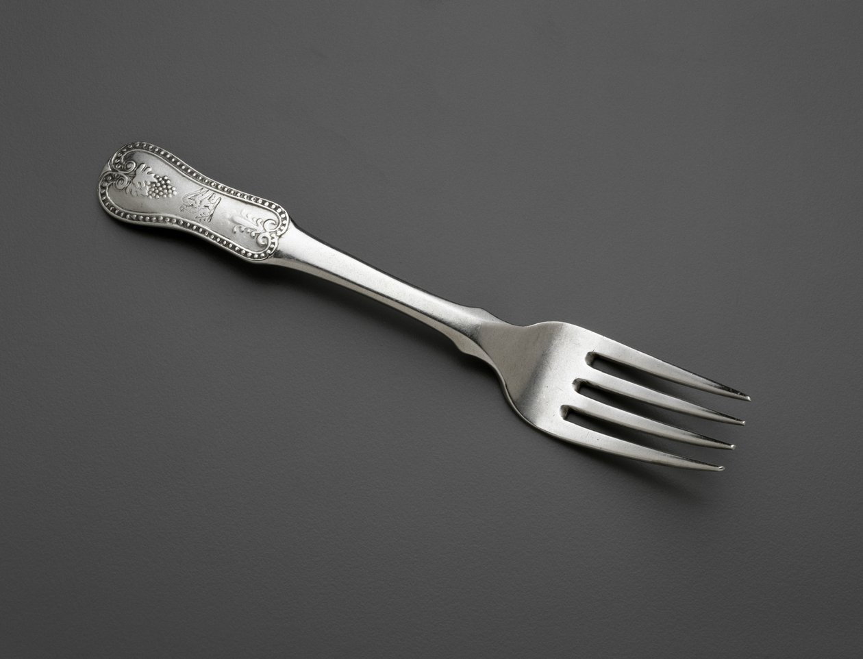 Garfo, c. 1820-1858 (prata) de Anthony Rasch