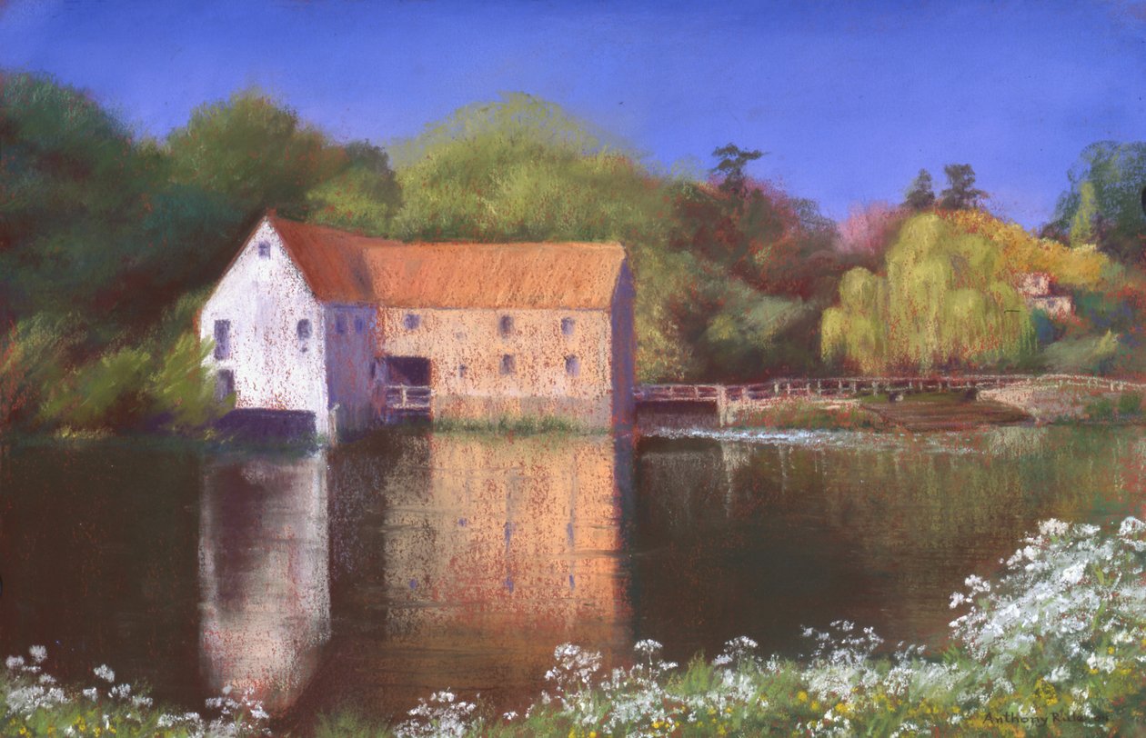 Primavera na Fábrica, 2004 (pastel sobre papel) de Anthony Rule