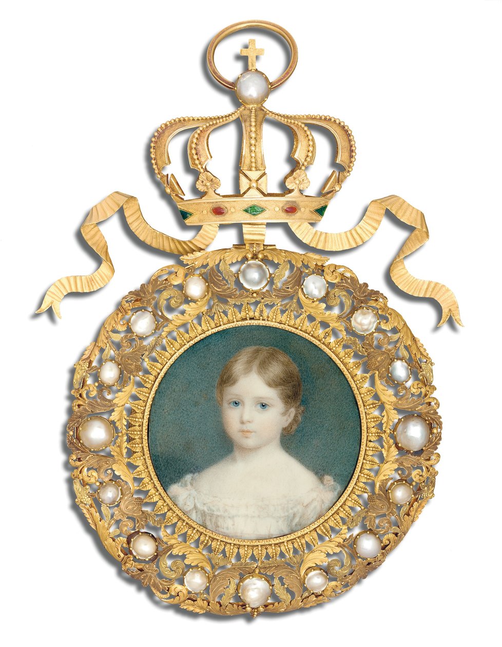 Rainha Vitória quando criança, 1825 de Anthony Stewart