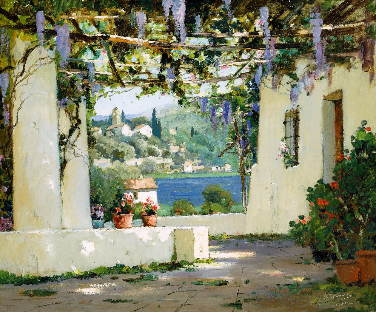 Pátio mediterrânico de Anthony Thieme