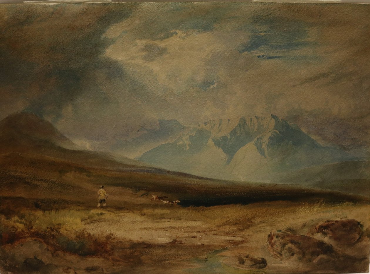 Uma charneca, data desconhecida (aguarela sobre papel) de Anthony Vandyke Copley Fielding