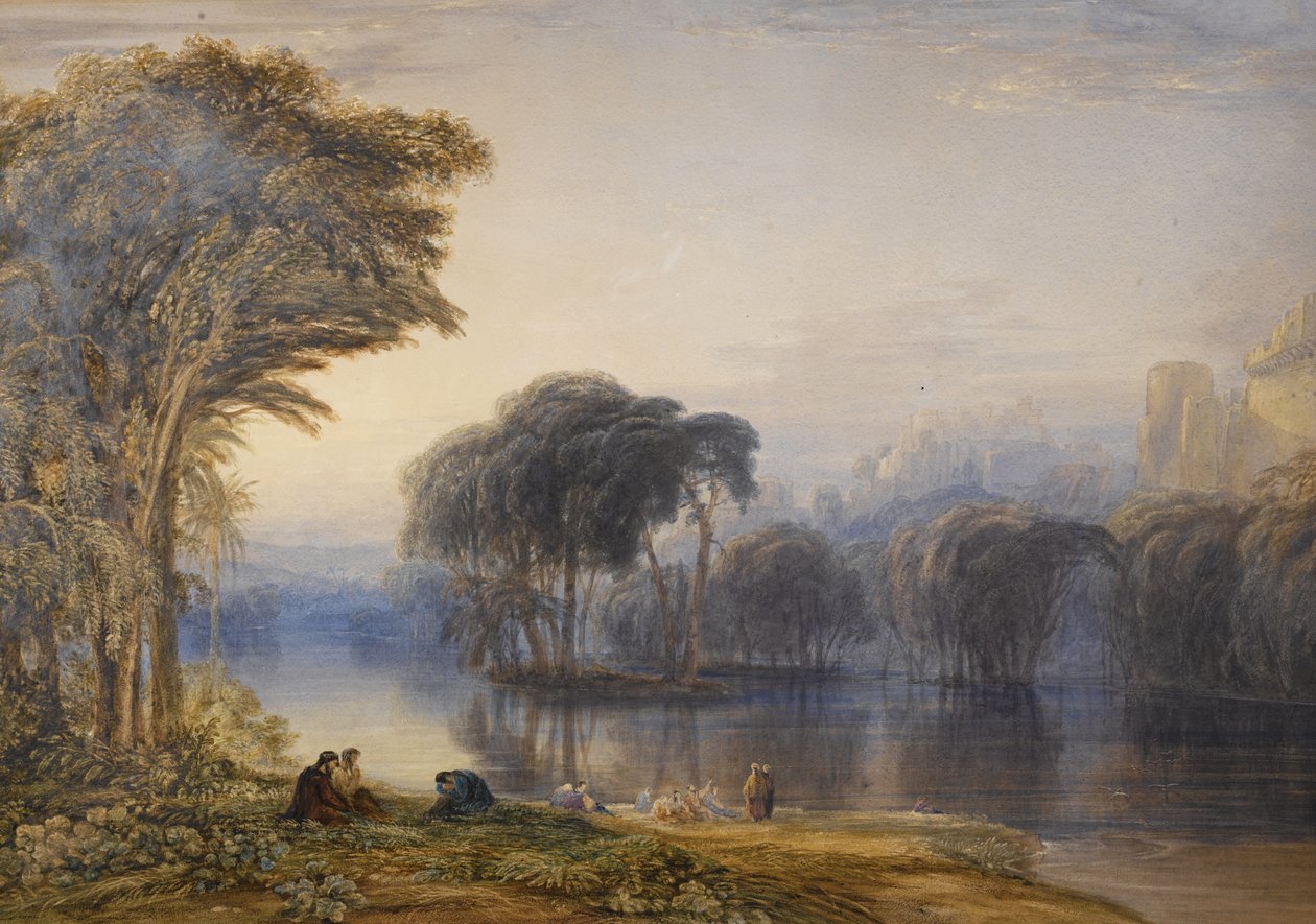 Pelos rios da Babilônia de Anthony Vandyke Copley Fielding