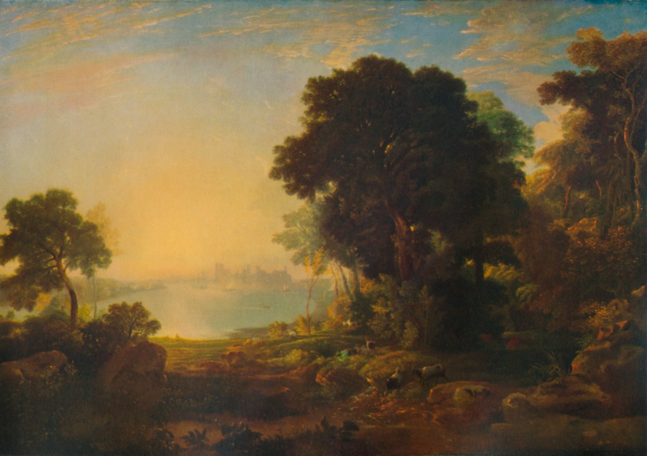 Castelo de Carnarvon, c1815-1819, 1935 de Anthony Vandyke Copley Fielding