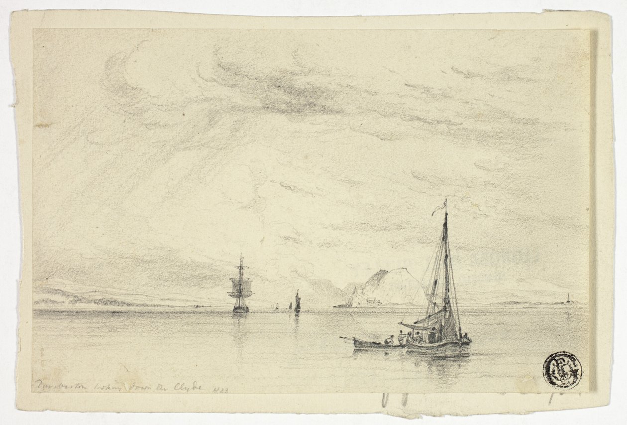 Dunbarton vista do Clyde de Anthony Vandyke Copley Fielding