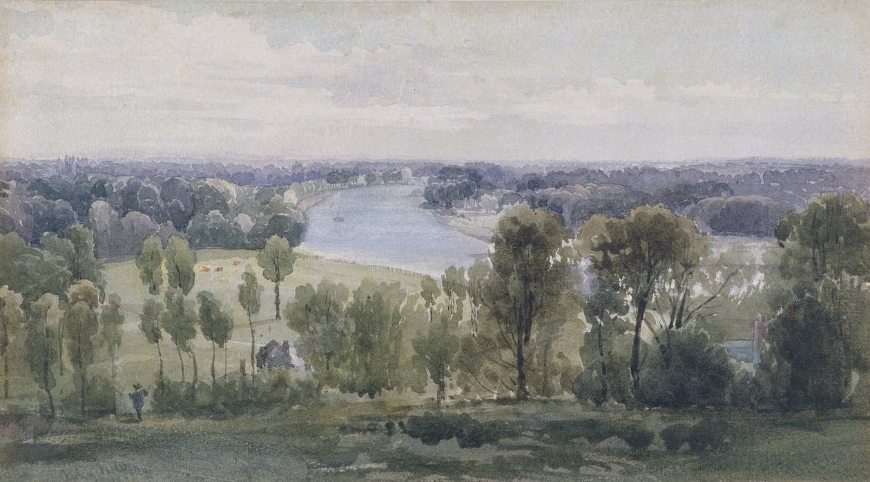 Richmond Hill, 1830 de Anthony Vandyke Copley Fielding