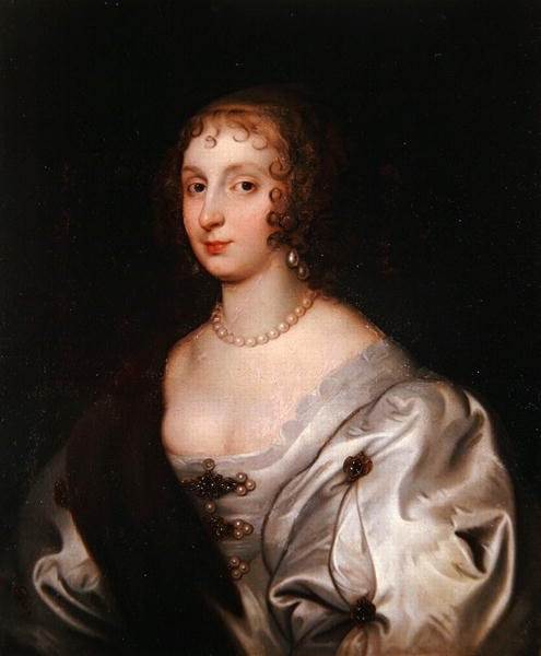 Lady Elizabeth Stuart (óleo sobre tela) de Anthony van (after) Dyck