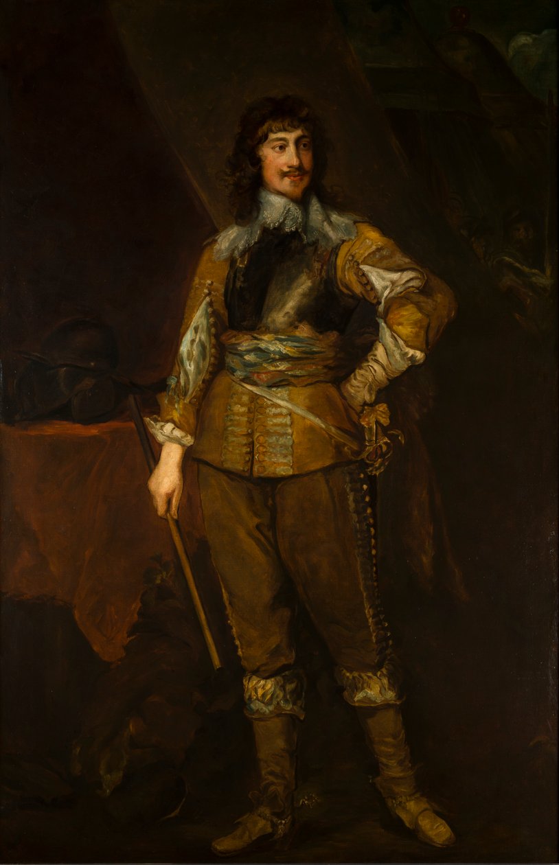 Retrato de Mountjoy Blount, c.1 Conde de Newport (1597-1666), c.1619-41 (óleo sobre tela) de Anthony van (after) Dyck