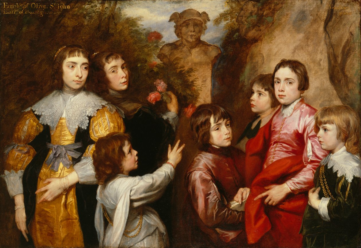 Um Grupo Familiar, 163435 de Anthony van Dyck