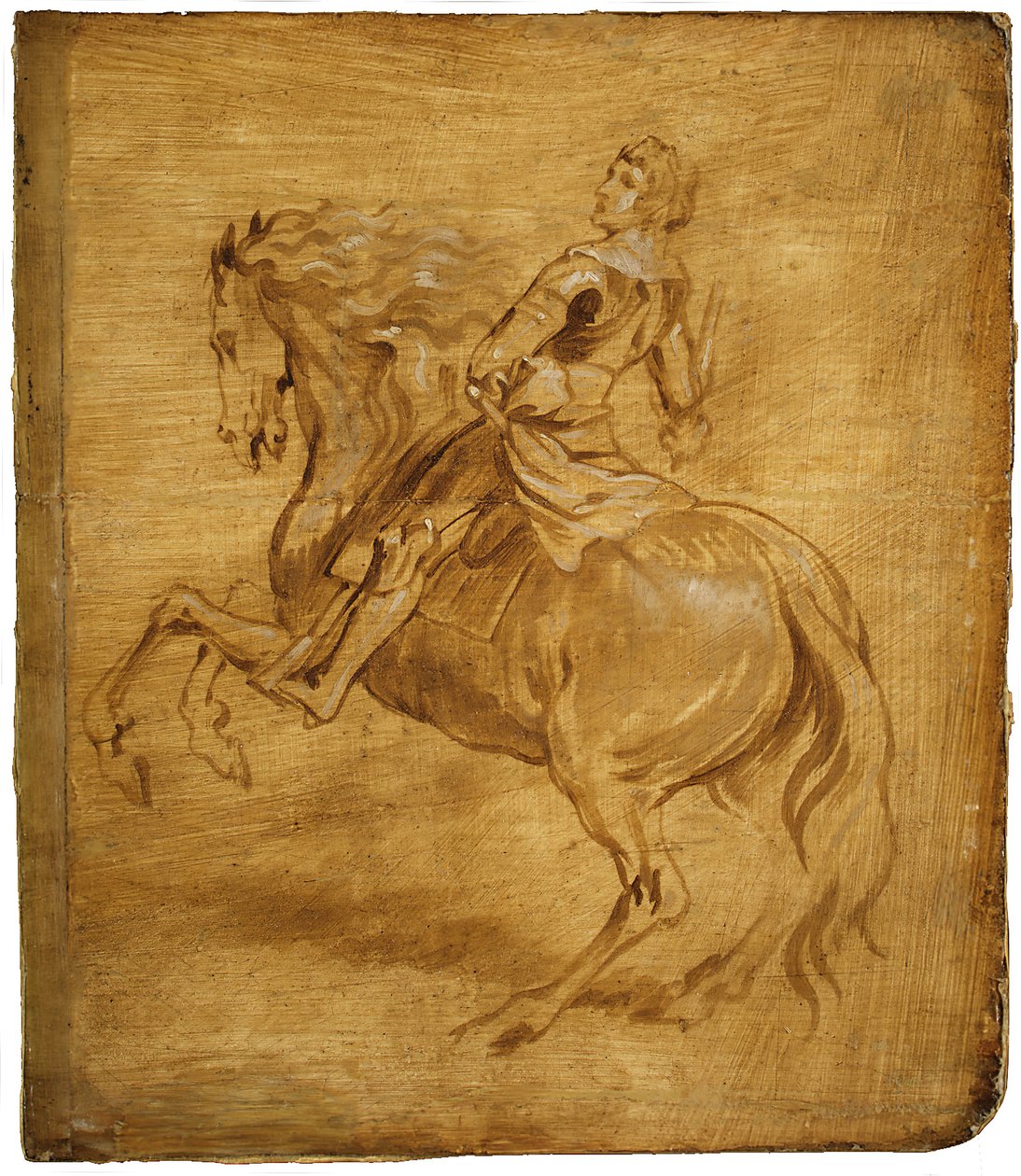 Um homem andando a cavalo, c. 1630. de Anthony van Dyck