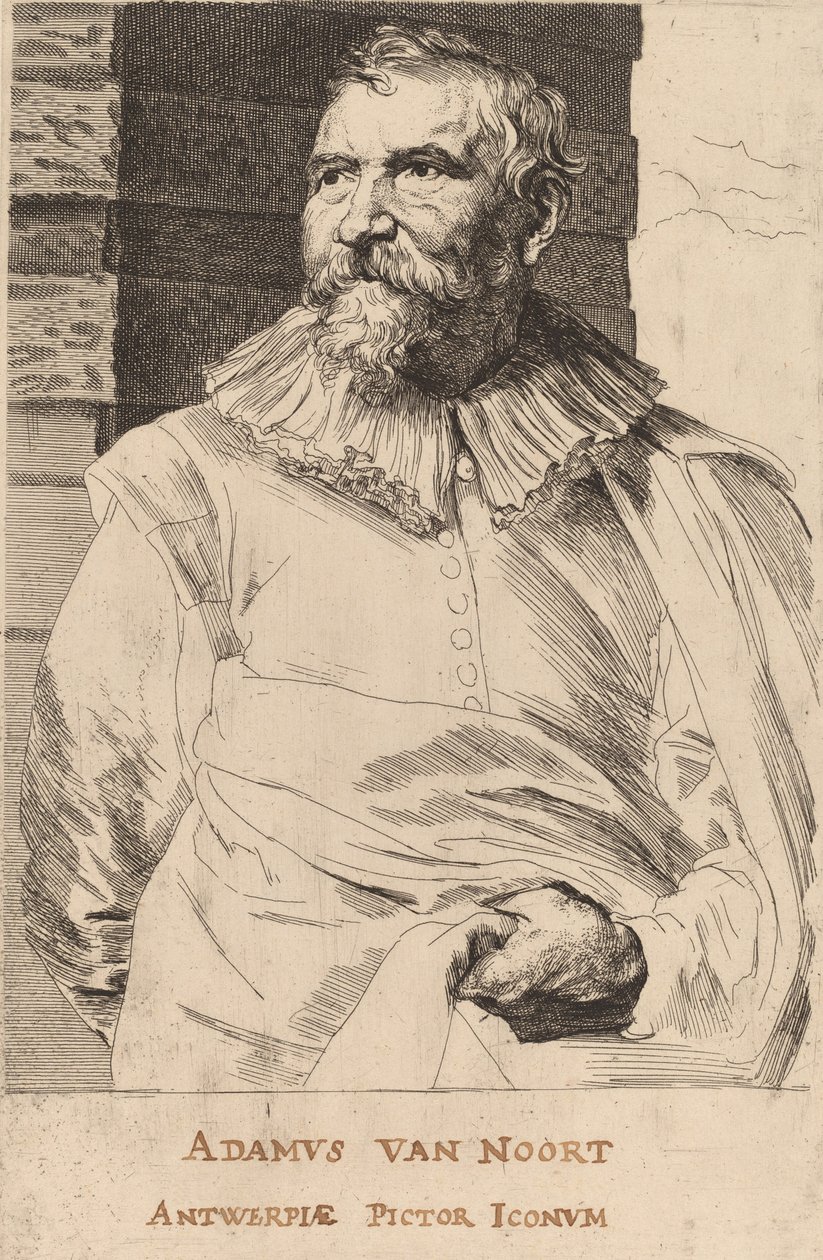 Adam van Noort, provavelmente 16261641. de Anthony van Dyck