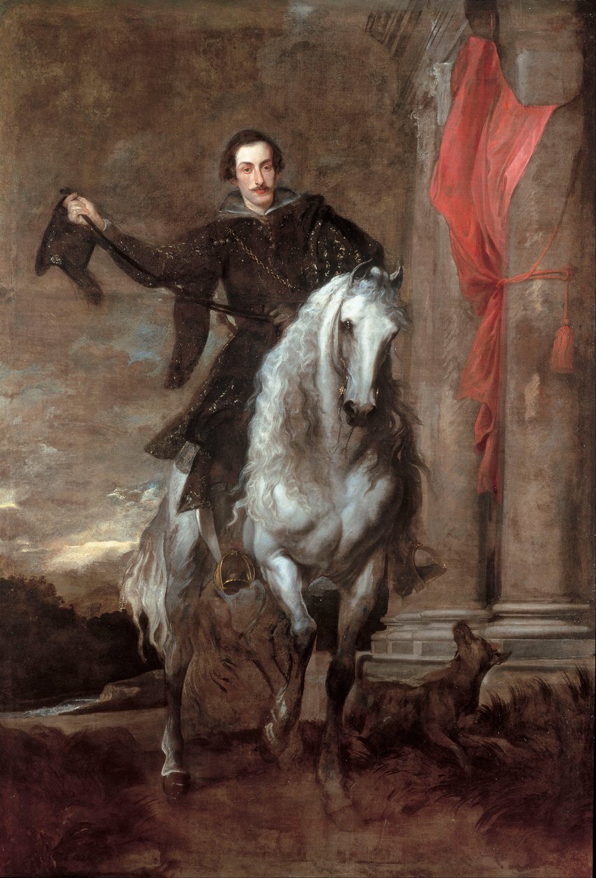 Anton Giulio Brignole-Sale a cavalo de Anthony van Dyck