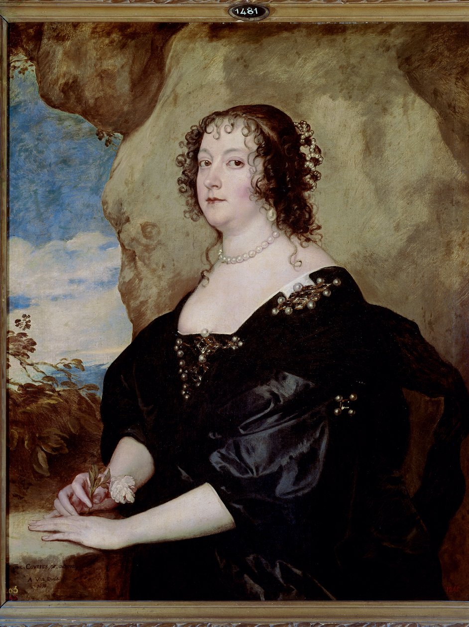 Beatriz van Hemmema, Condessa de Oxford, c. 1638 (óleo sobre tela) de Anthony van Dyck