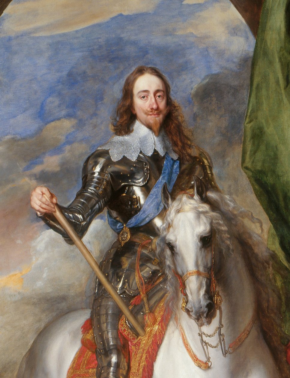 Carlos I (1600-1649) com M. de St Antoine de Anthony van Dyck