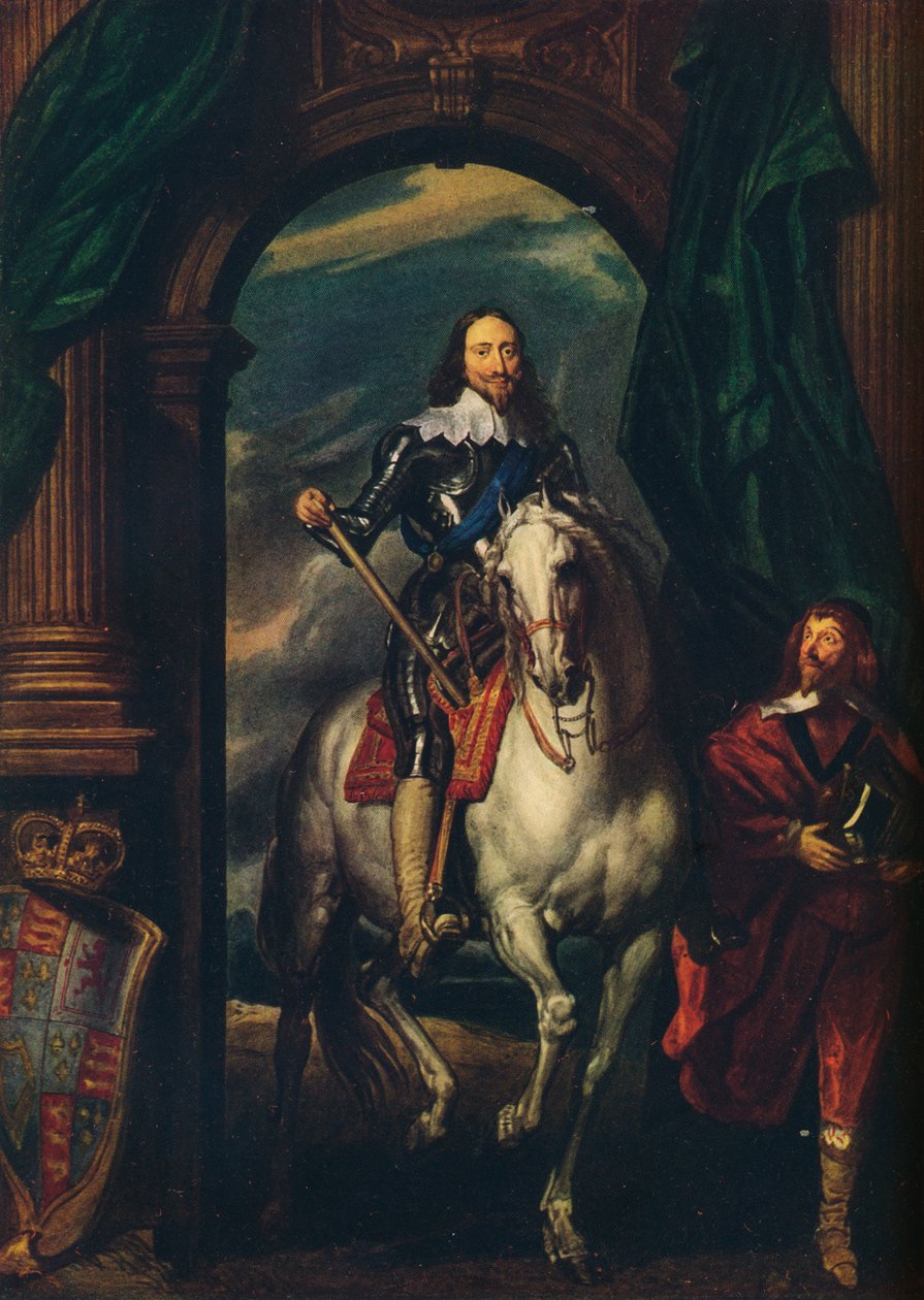 Carlos I 1600-1649 com M de St. Antoine, 1633, 1913 de Anthony van Dyck