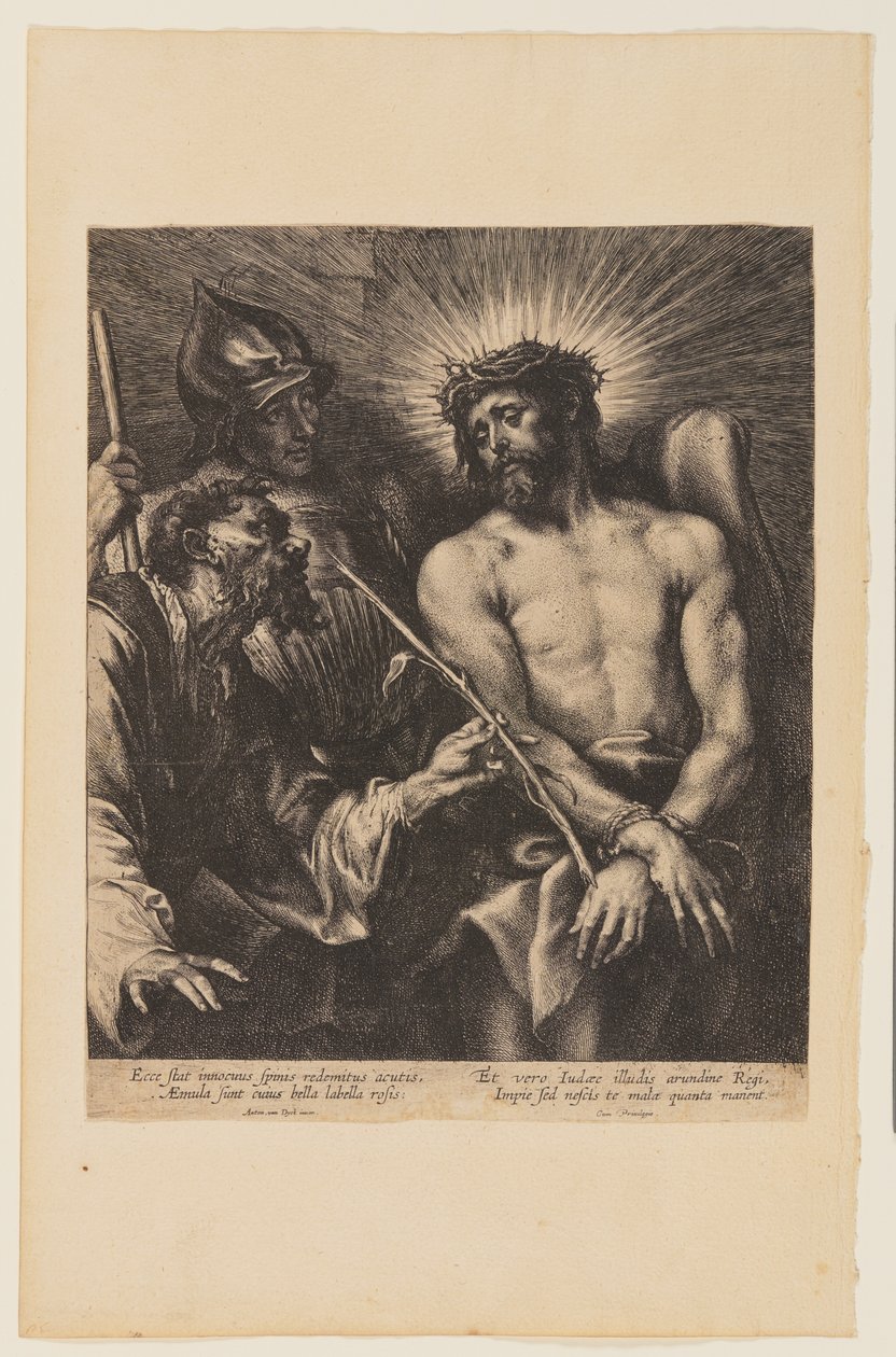 Cristo coroado de espinhos de Anthony van Dyck
