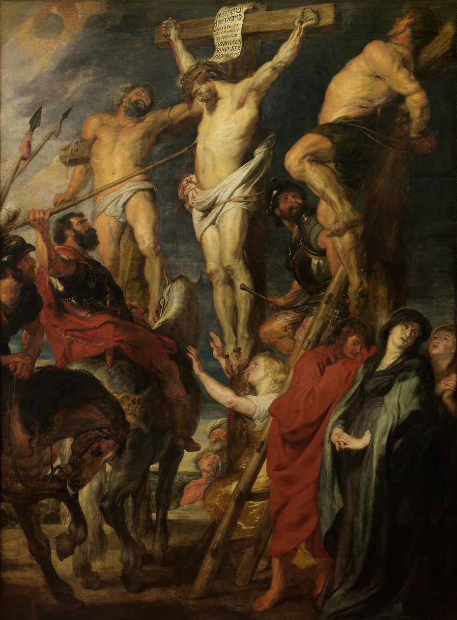 Cristo na Cruz, "Le coup de lance" (O golpe de lança) de Anthony van Dyck
