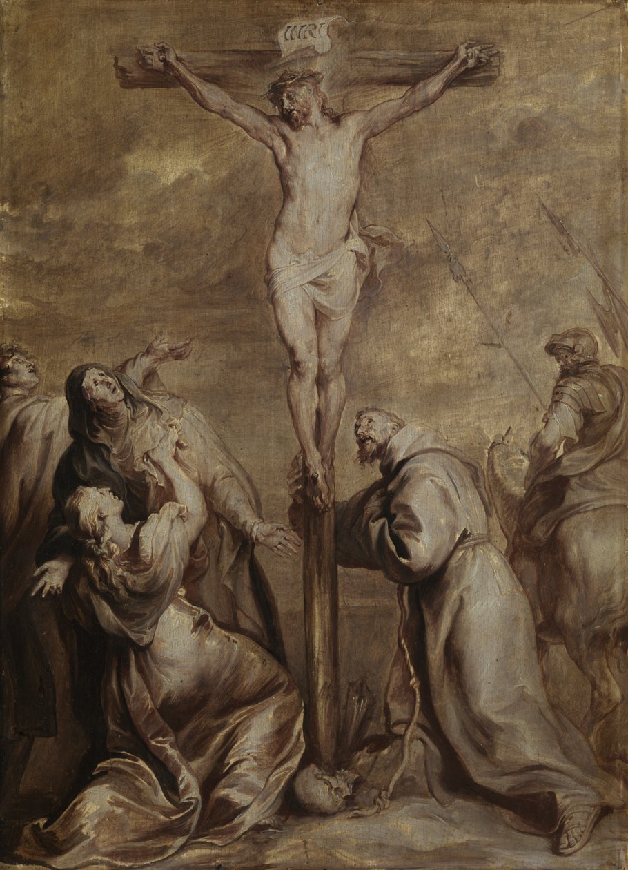 Crucificação com São Francisco, 1630-32 de Anthony van Dyck