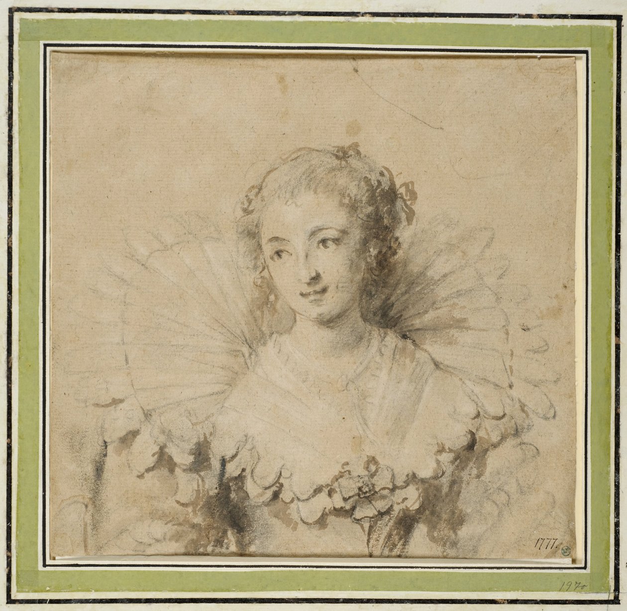 Retrato de uma dama de Anthony van Dyck
