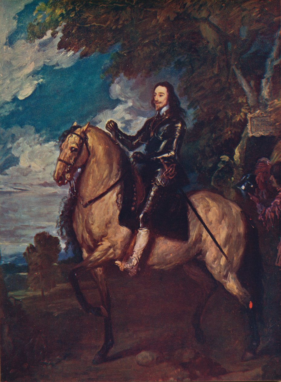 Retrato equestre de Carlos I, c1637, c1915 de Anthony van Dyck