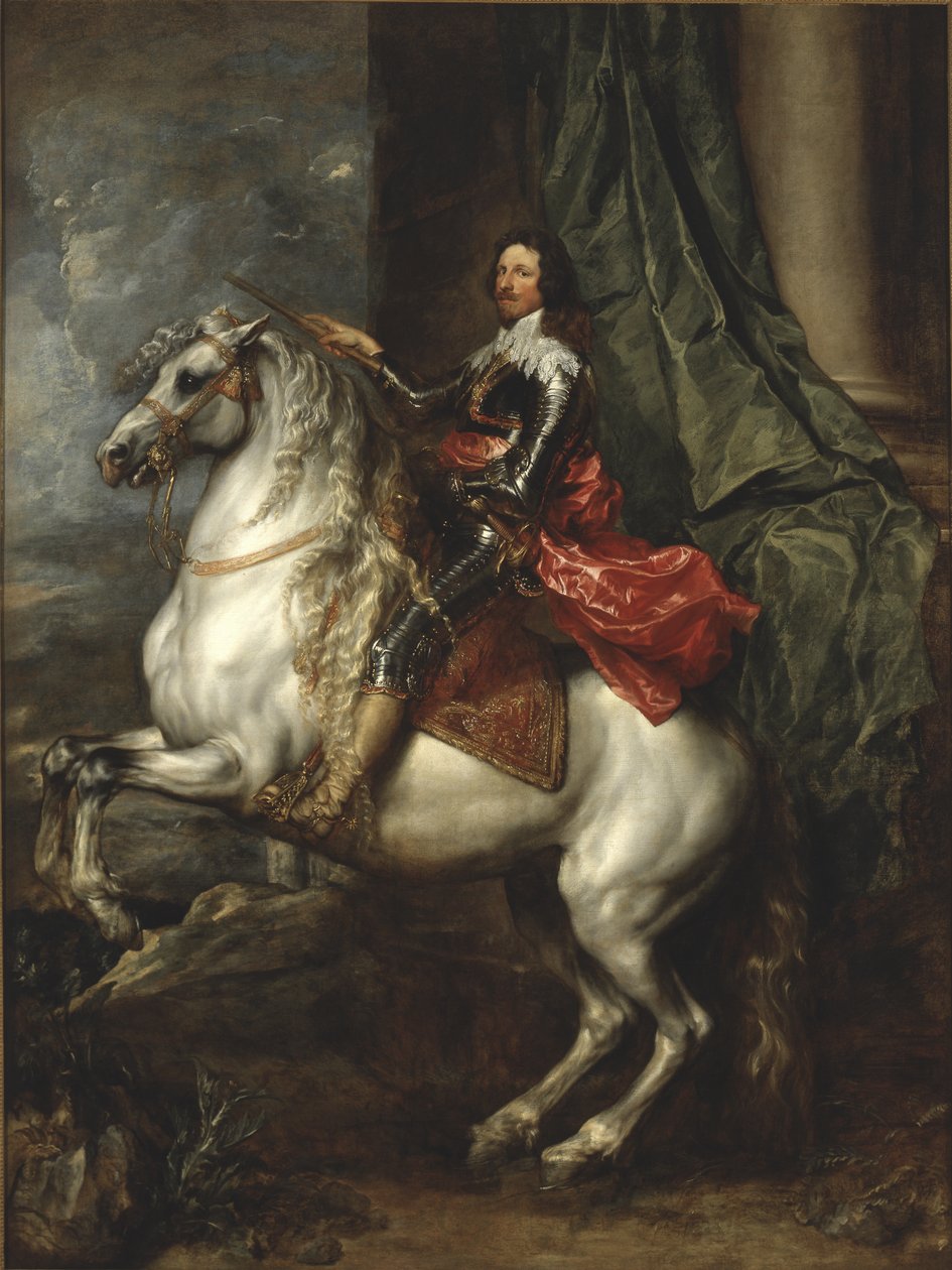 Retrato equestre de Thomas Francisco de Sabóia, Príncipe de Carignano de Anthony van Dyck