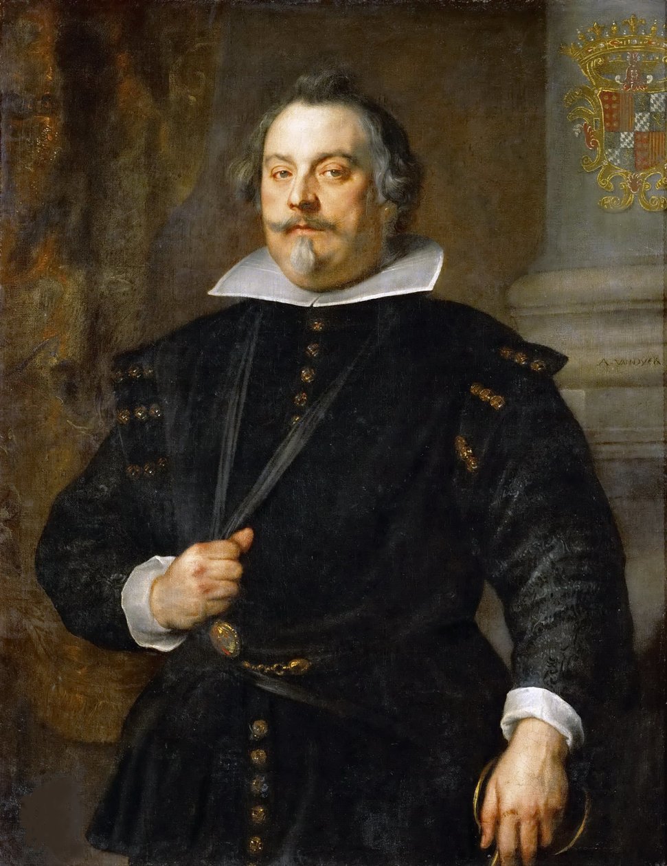 Francisco de Moncada, marquês de Aytona, ca 1634. de Anthony van Dyck