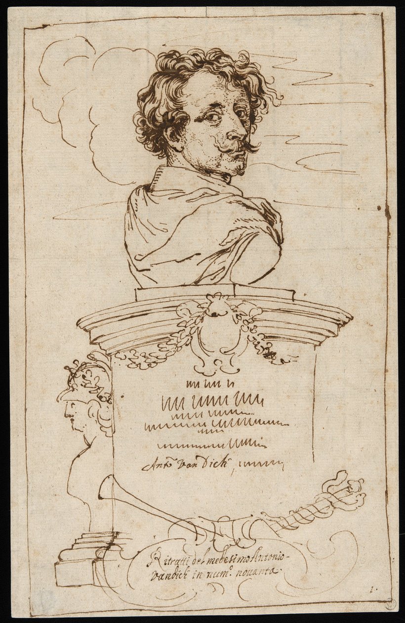 Frontispício da "Iconografia" de Anthony van Dyck