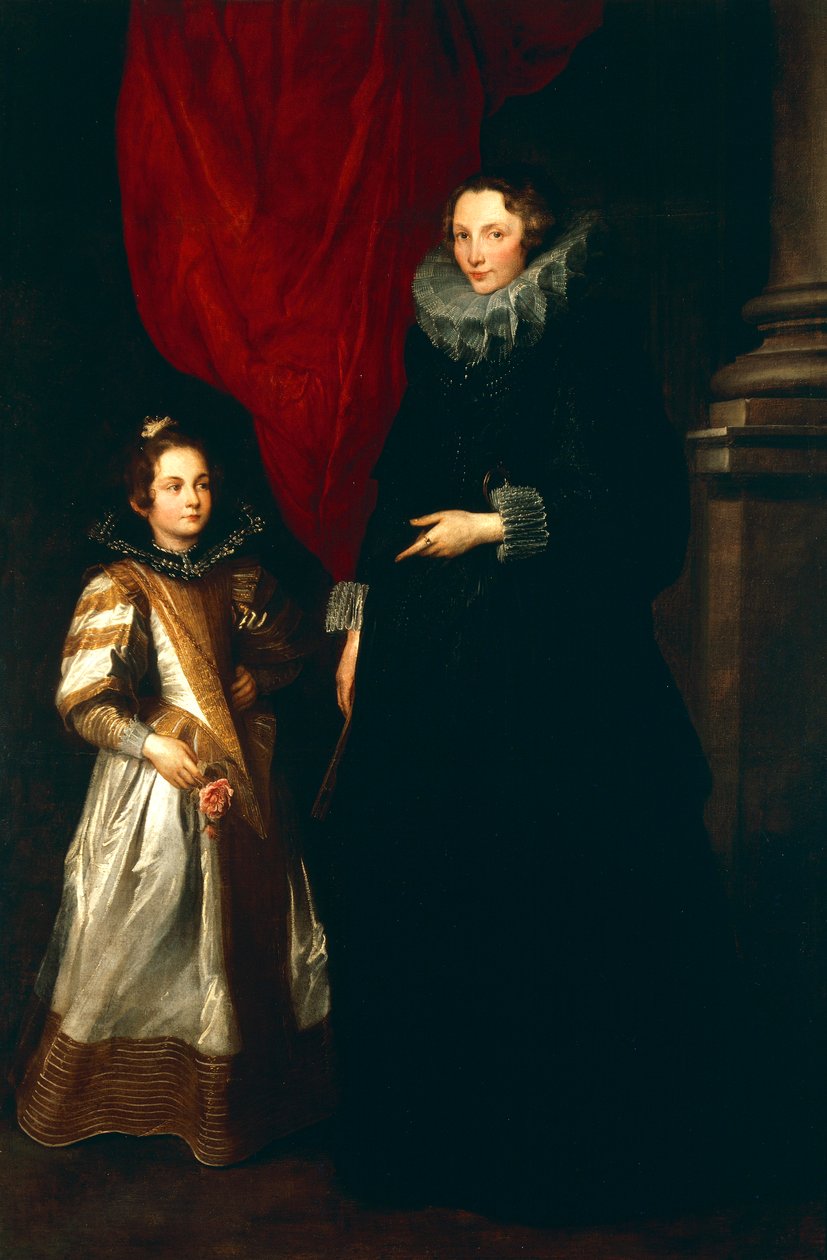 Geronima Brignole Sale com sua filha de Anthony van Dyck