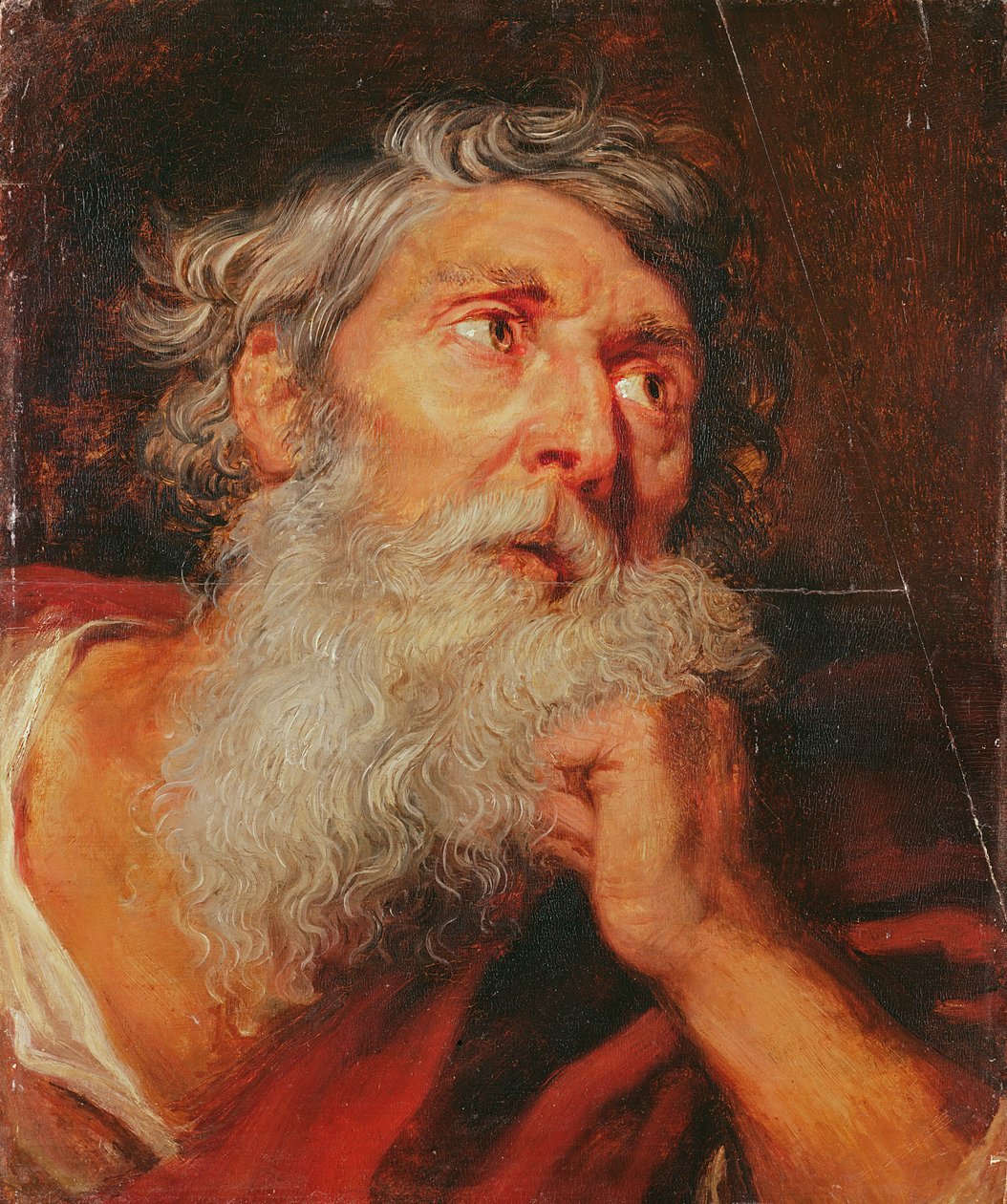 Cabeça de um apóstolo de Anthony van Dyck