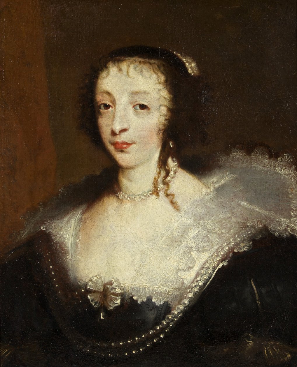 Henrietta Maria, Rainha de Carlos I, c.1630 (óleo sobre tela) de Anthony van Dyck