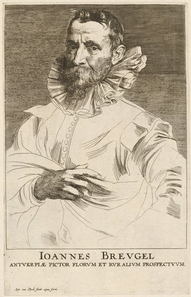 Jan Bruegel, o Velho, provavelmente 16261641. de Anthony van Dyck