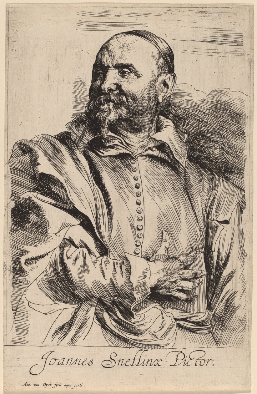 Jan Snellinx, provavelmente 16261641. de Anthony van Dyck