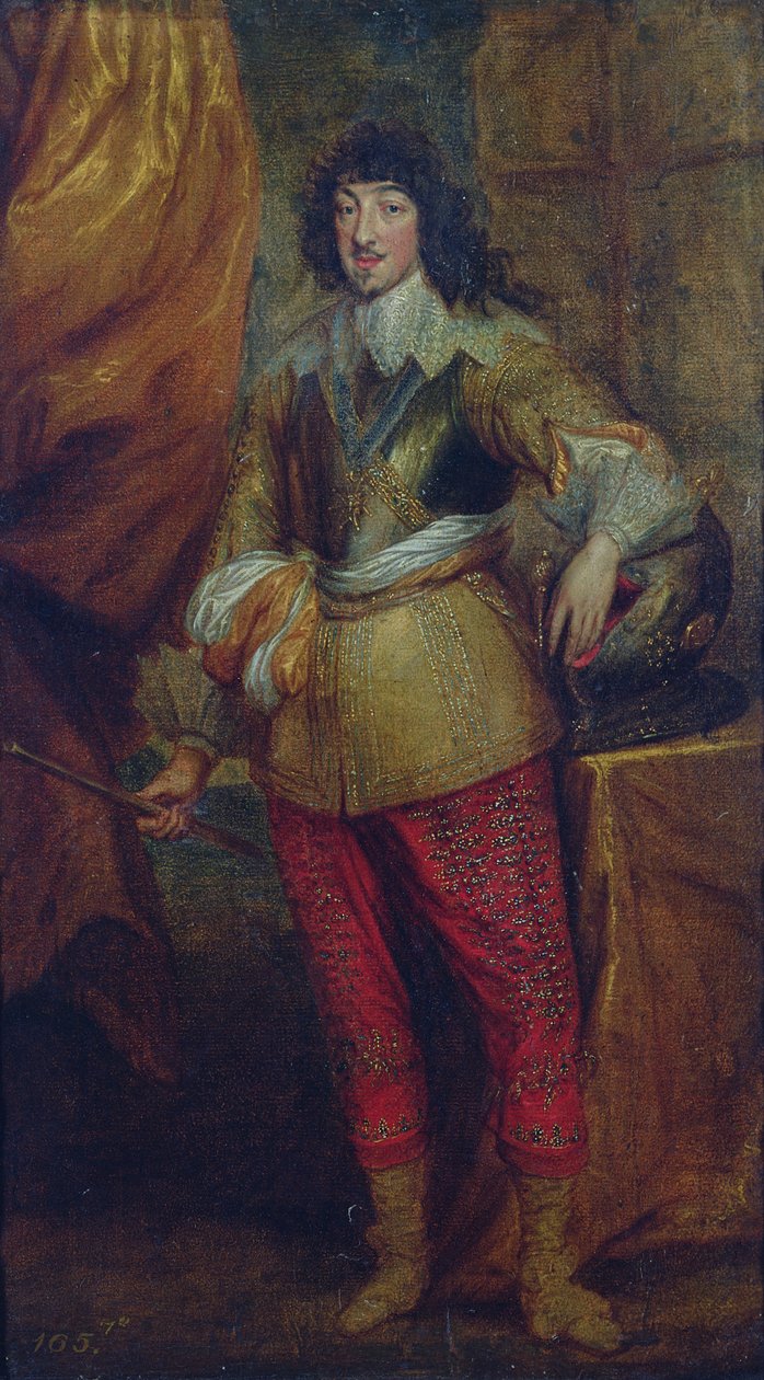 Jean Baptiste Gaston, Duque d&39;Orléans (1608-60), irmão de Luís XIII de Anthony van Dyck