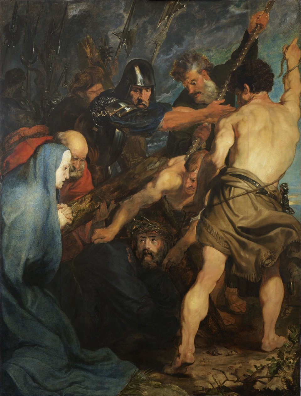 Jesus Cristo carregando a cruz de Anthony van Dyck