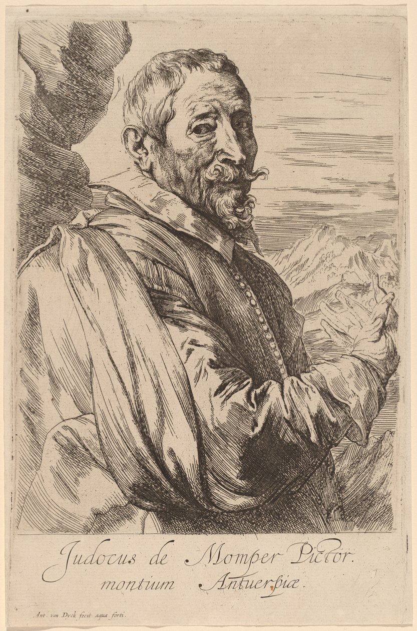 Jodocus de Momper, provavelmente 16261641 de Anthony van Dyck