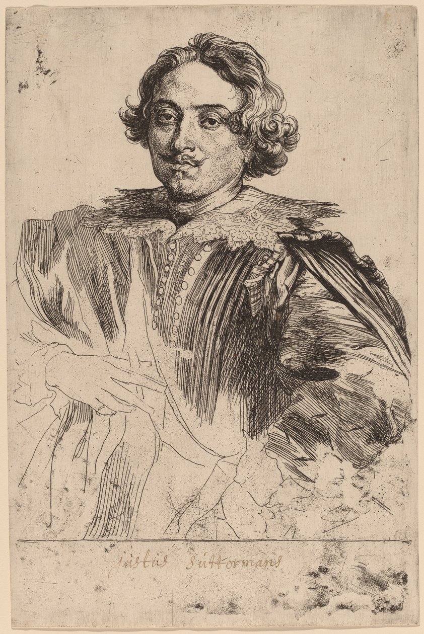 Justus Suttermans, provavelmente 16261641. de Anthony van Dyck