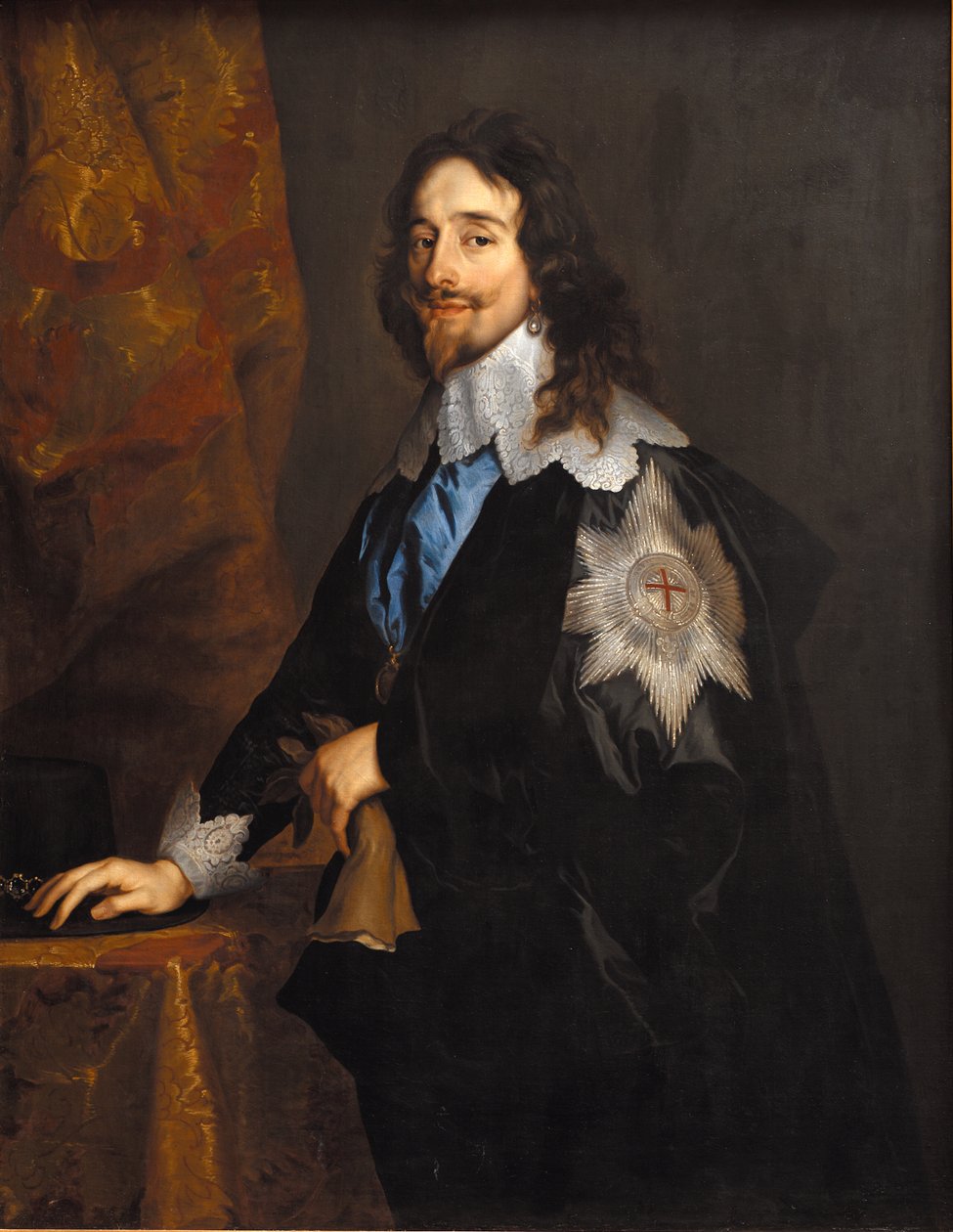 Rei Carlos I da Inglaterra de Anthony van Dyck