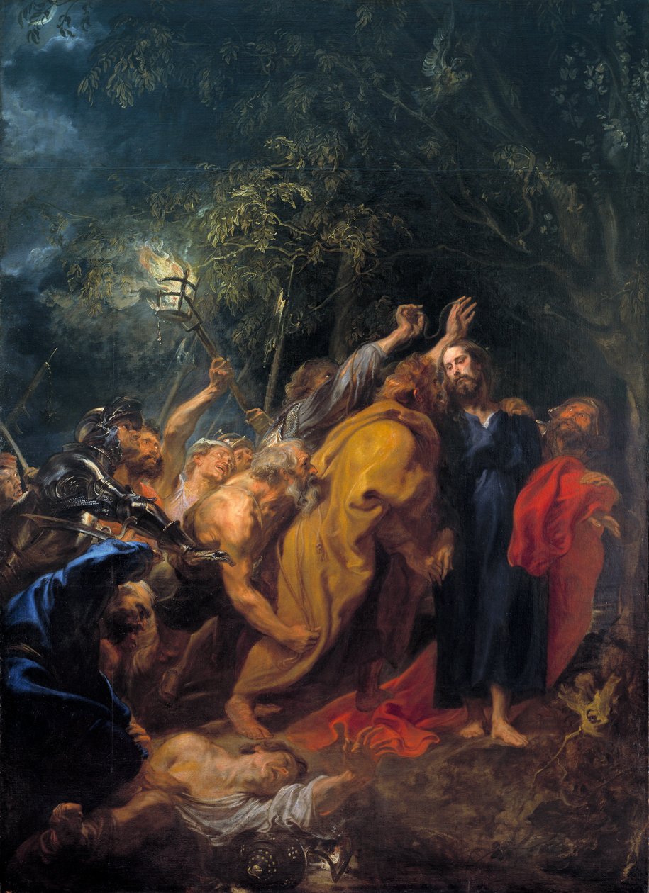 "La capture du christ" (A Captura de Cristo) Peinture d