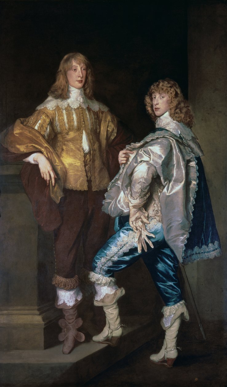 Lord John Stuart e seu irmão, Lord Bernard Stuart de Anthony van Dyck