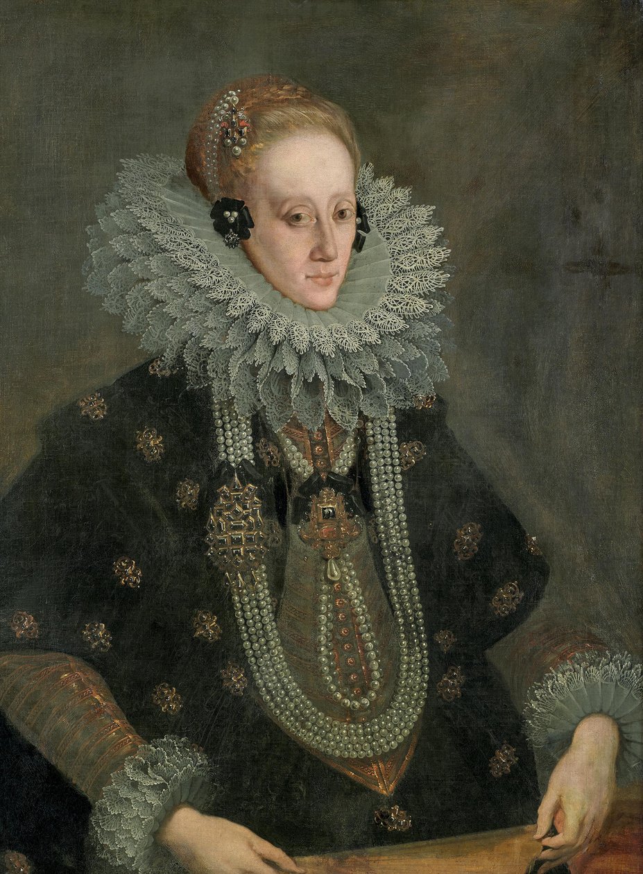 Magdalena, filha de Guilherme V da Baviera (sucessor) de Anthony van Dyck