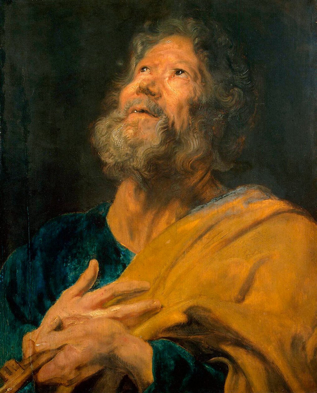 Pedro Apóstolo, 1617-1618. de Anthony van Dyck