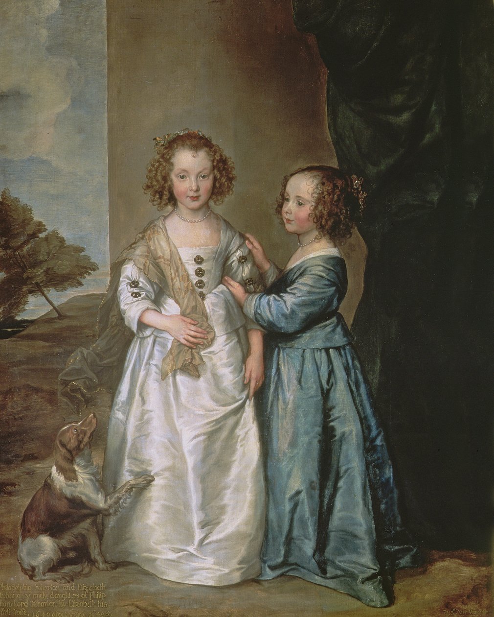 Filadélfia e Elisabeth Wharton de Anthony van Dyck